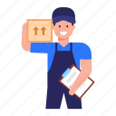 delivery boy, delivery guy, delivery man, supplier, courier boy 