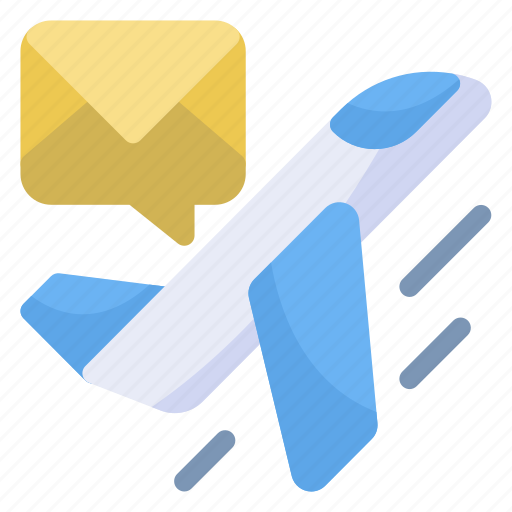 Air mail, airplane, plane, send, mail icon - Download on Iconfinder