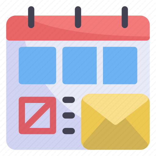 Calendar, mail, schedule, email, envelope icon - Download on Iconfinder