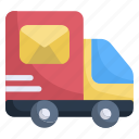 delivery, transport, logistic, delivery truck, mail