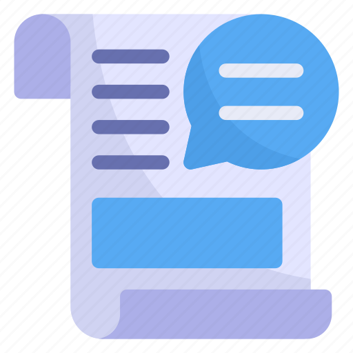 Letter, chat, file, chat box, message icon - Download on Iconfinder