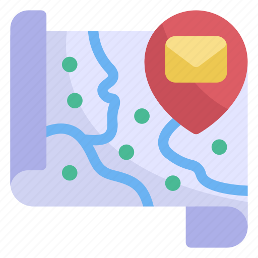 Location, mail, address, placeholder, envelope icon - Download on Iconfinder