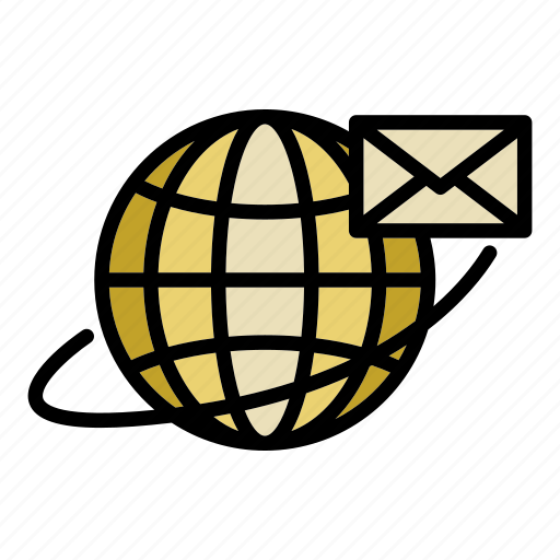 Global, post, letter icon - Download on Iconfinder