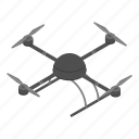 business, cartoon, delivery, drone, isometric, logo, technology