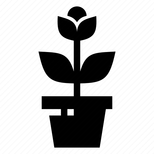 Flower, blossom, pot, garden, plant icon - Download on Iconfinder