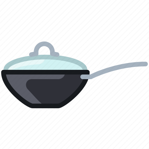 Cooking, kitchen, lid, pan, restaurant, wok icon - Download on Iconfinder