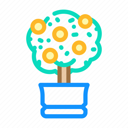 Citrus, tree, potted, plant, care, accessories icon - Download on Iconfinder