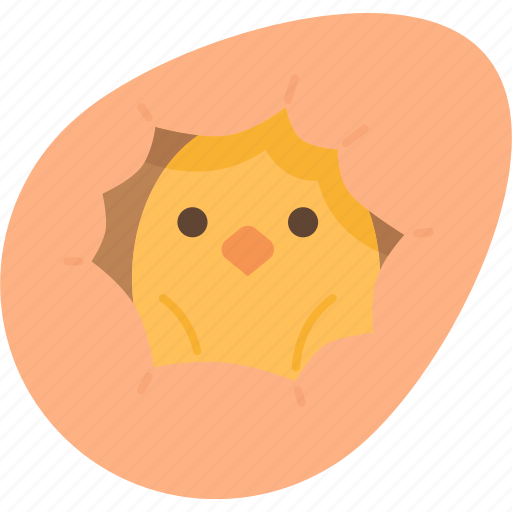 Egg, hatching, chick, baby, animal icon - Download on Iconfinder