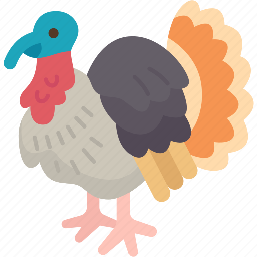 Turkey, bird, avian, animal, farm icon - Download on Iconfinder