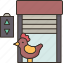 door, automatic, coop, poultry, farm