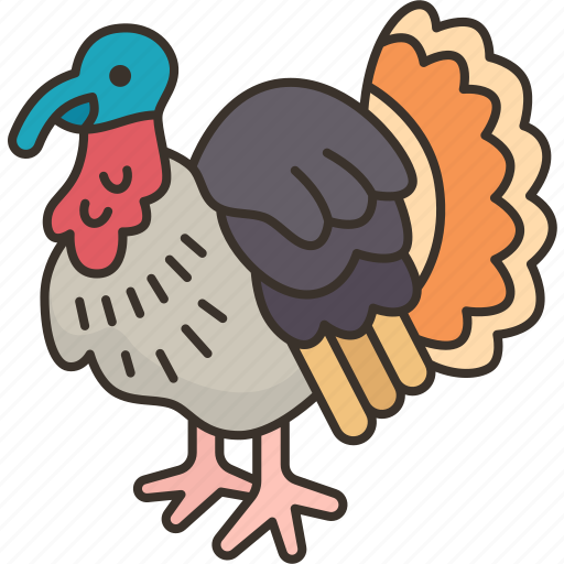 Turkey, bird, avian, animal, farm icon - Download on Iconfinder