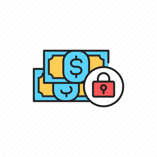 Cash, money, lock icon - Download on Iconfinder