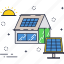 energy, house, panel, power, renewable, solar, sun 