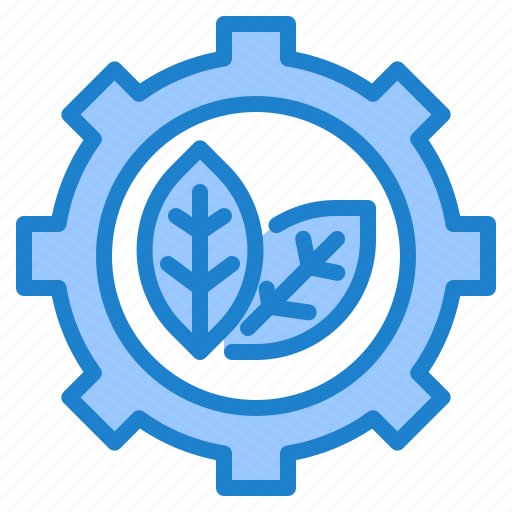 Ecology, gear, green, nature, power icon - Download on Iconfinder