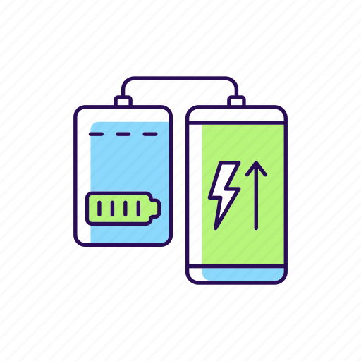 Power bank, gadget, cellphone, charging icon - Download on Iconfinder