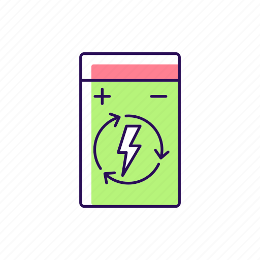 Power bank, battery, lithium, accumulator icon - Download on Iconfinder