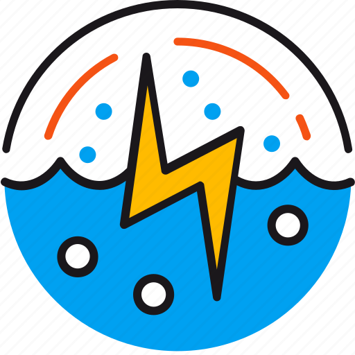 Energy, water, ecology, electricity, lightning, power, sea icon - Download on Iconfinder