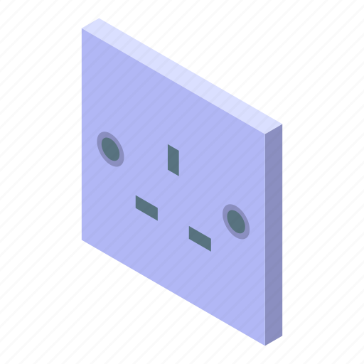 Cartoon, computer, electric, house, isometric, person, socket icon - Download on Iconfinder