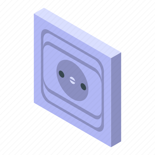Cartoon, computer, hand, isometric, power, room, socket icon - Download on Iconfinder