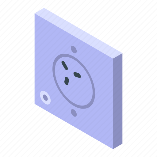 Cartoon, computer, face, house, isometric, socket, wall icon - Download on Iconfinder