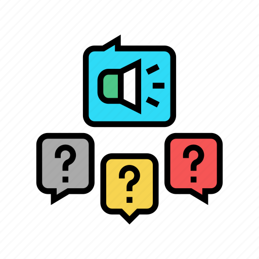 Responses, to, media, inquiries, public, relations icon - Download on Iconfinder