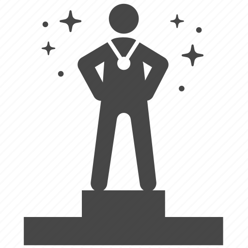 Achievement, award, people, win, winner, champ icon - Download on Iconfinder