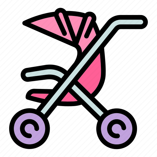 Baby, car, family, maternity, pram icon - Download on Iconfinder