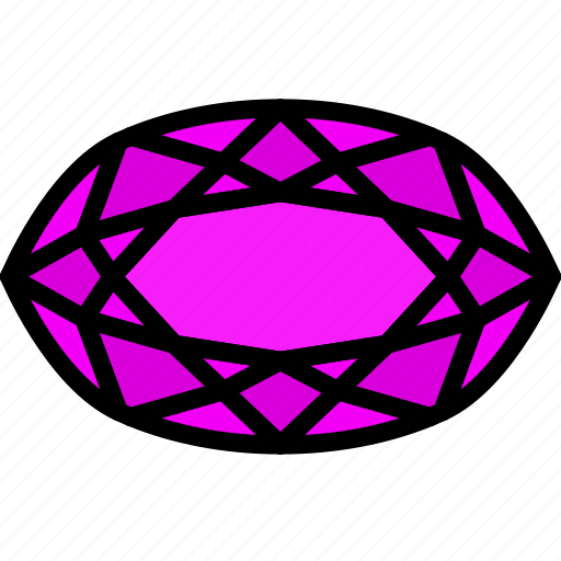 Crystal, diamond, gem, jewelry, pea, precious, stone icon - Download on Iconfinder