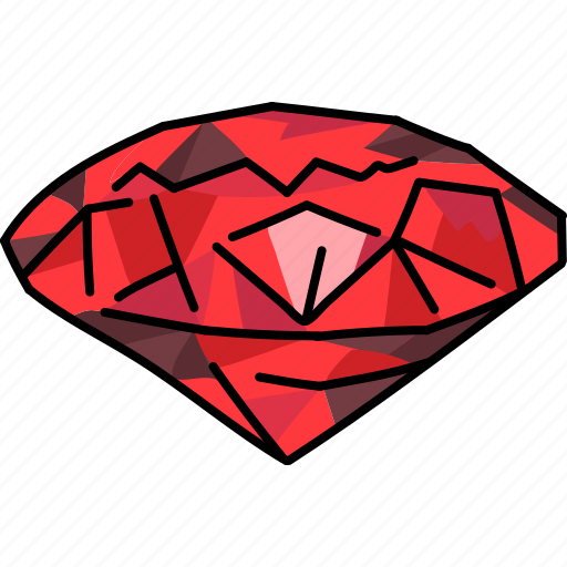 Garnet, precious, stone icon - Download on Iconfinder