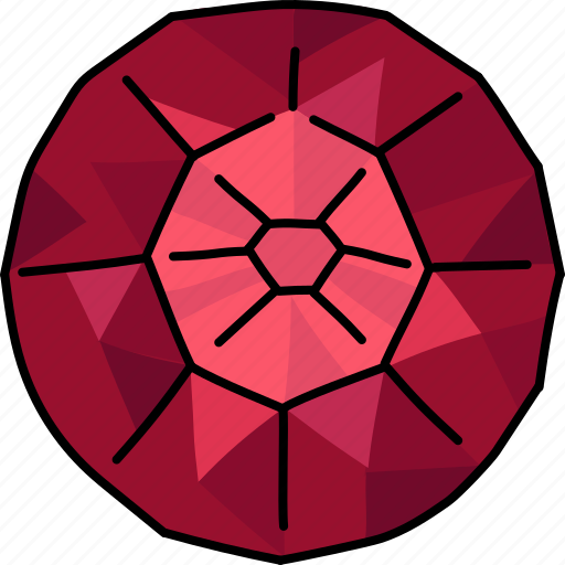 Ruby, garnet, precious, stone icon - Download on Iconfinder