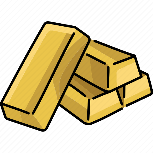 Gold, bars, precious, stone icon - Download on Iconfinder