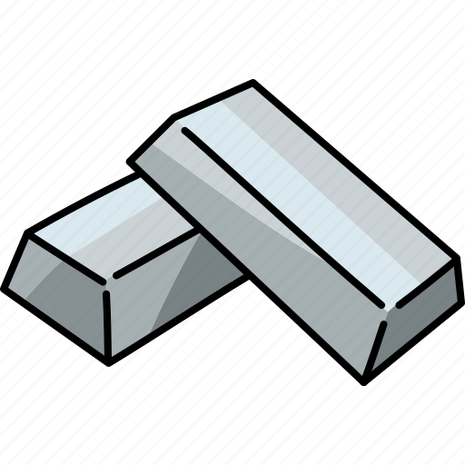 Silver, bars, precious, stone icon - Download on Iconfinder