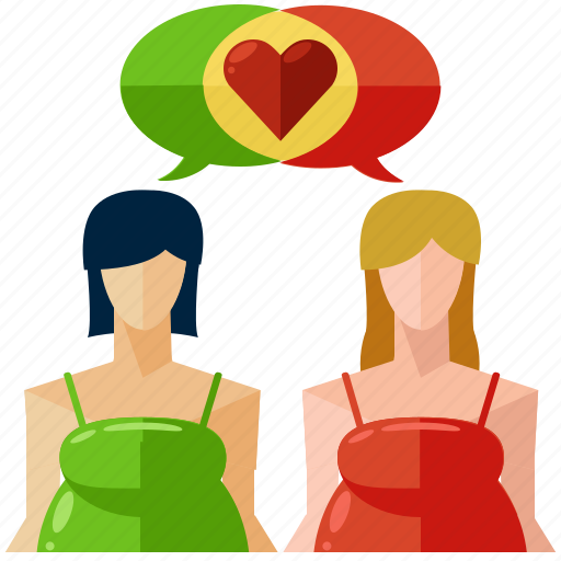 Conversation, pregnancy, talk, woman, women icon - Download on Iconfinder
