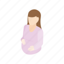 health, isometric, life, maternity, mother, pregnant, woman