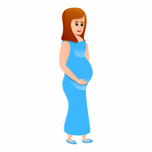 Belly, birth, girl, holds, pregnant, white icon - Download on Iconfinder