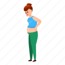 belly, character, female, leggings, pregnant, woman 