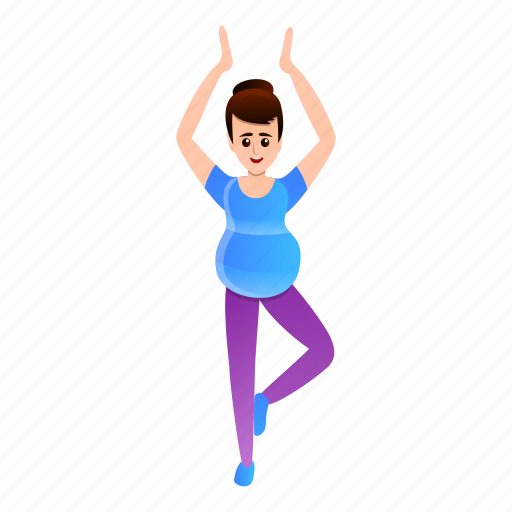 Doing, exercise, girl, pregnancy, pregnant, yoga icon - Download on Iconfinder