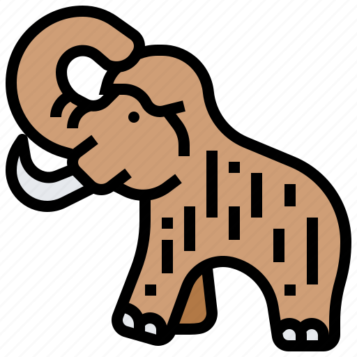Animal, ivory, mammoth, prehistoric, woolly icon - Download on Iconfinder