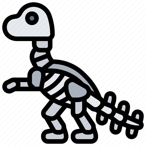 Bone, dinosaur, paleontology, prehistory, skeleton icon - Download on Iconfinder