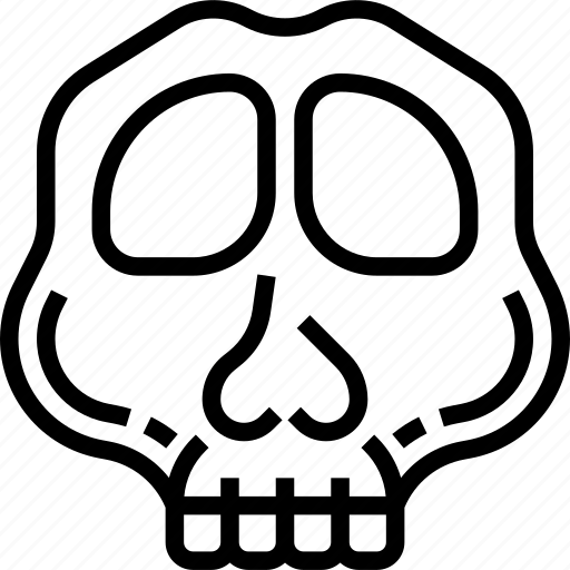 Skull, death, bone, artifact, archeology icon - Download on Iconfinder