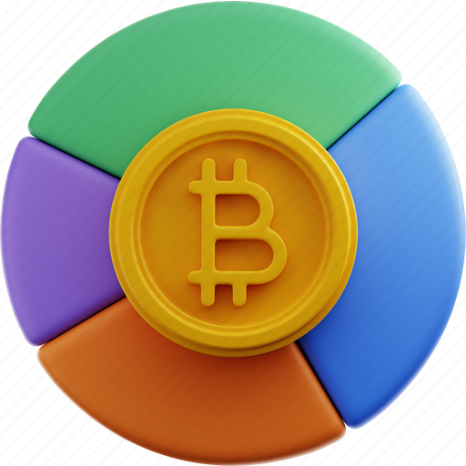 Finance, bitcoin, chart, money, coin 3D illustration - Download on Iconfinder