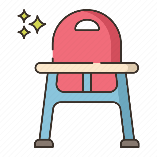 Baby chair, chair, furniture, interior, seating icon - Download on Iconfinder