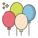 balloon, celebration, decoration, ornament, birthday