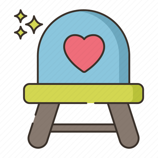 Chair, furniture, interior, households, baby chair icon - Download on Iconfinder
