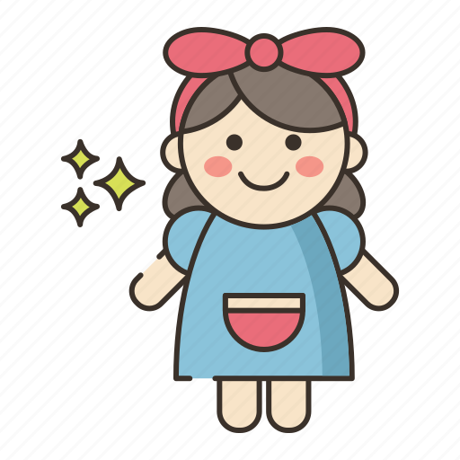 Doll, toy, child, kid, play icon - Download on Iconfinder