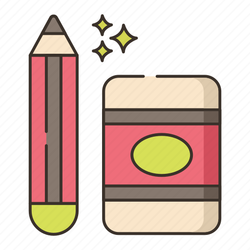 Pencil, eraser, pen, write, tool icon - Download on Iconfinder