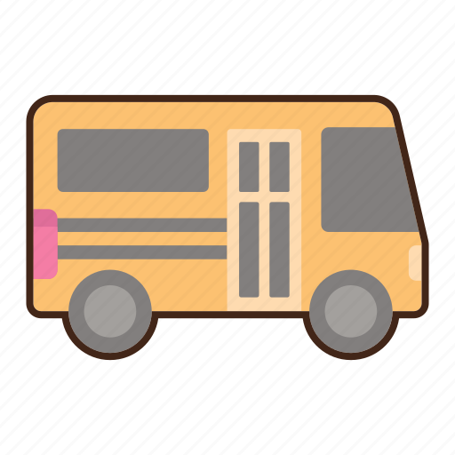 School, bus, transportation, vehicle, transport icon - Download on Iconfinder