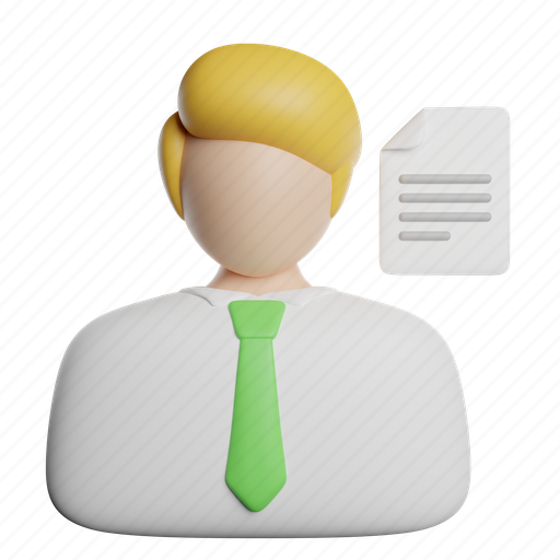 Presenter, front, speech, conversation 3D illustration - Download on Iconfinder