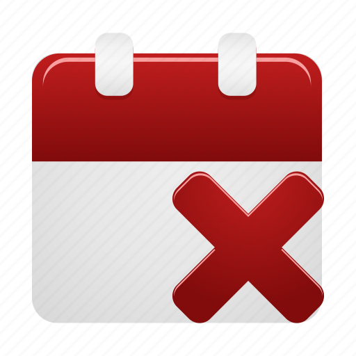 Event, remove, calendar, date, day, delete, schedule icon - Download on Iconfinder
