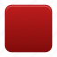 red, stop, media, player, shape, square, geometry 